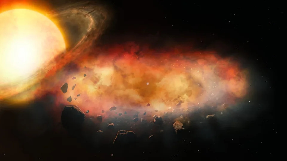 Astronomers Spot Metal-Rich Wind Cloud Orbiting a Mysterious Companion Near a Sun-Like Star