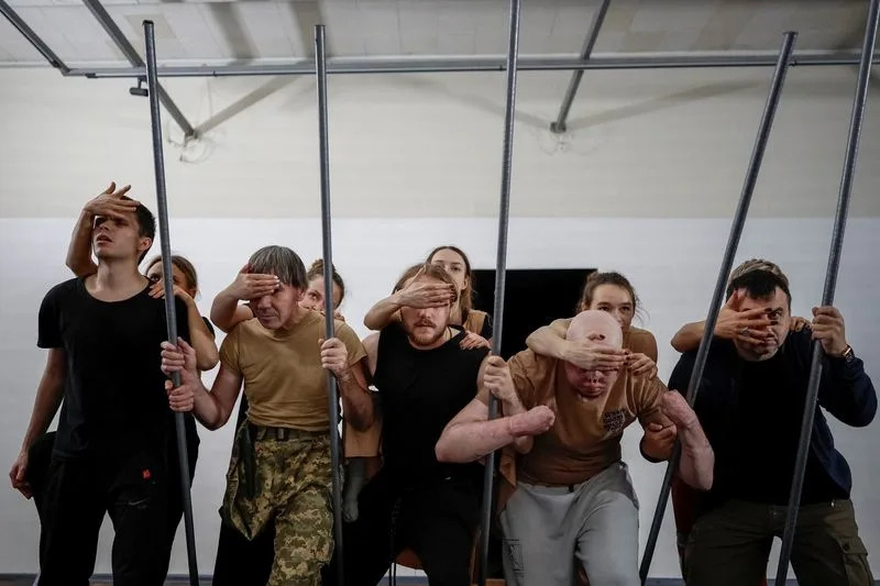 From Frontlines to Footlights: Wounded Ukrainian Veterans Heal and Find Purpose Through Theatre