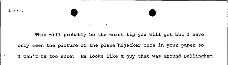 FBI Releases 686 New Pages on D.B. Cooper — Chilling Details, No Answers