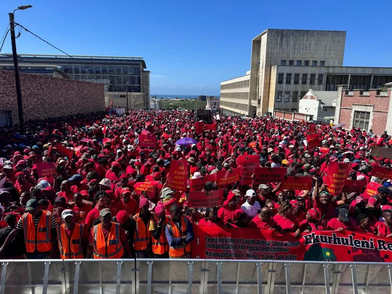 Thousands Rally As Julius Malema Awaits Sentence That Could Disqualify Him From Parliament