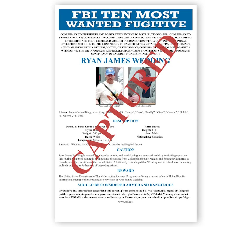 Former Olympian Ryan Wedding Arrested In Mexico, Extradited To U.S. On Drug And Murder Charges