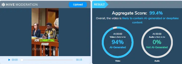 Fact Check: Viral Video Of Somali Defendant Asking To Be Deported Is An AI-Generated Deepfake
