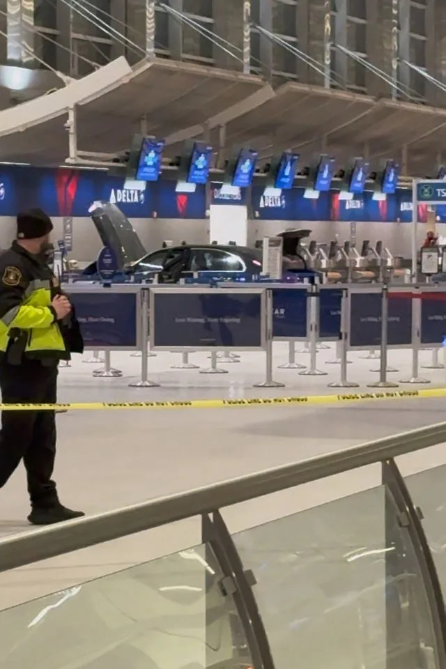 Six Treated After Car Plows Into Detroit Airport Terminal; Driver Detained