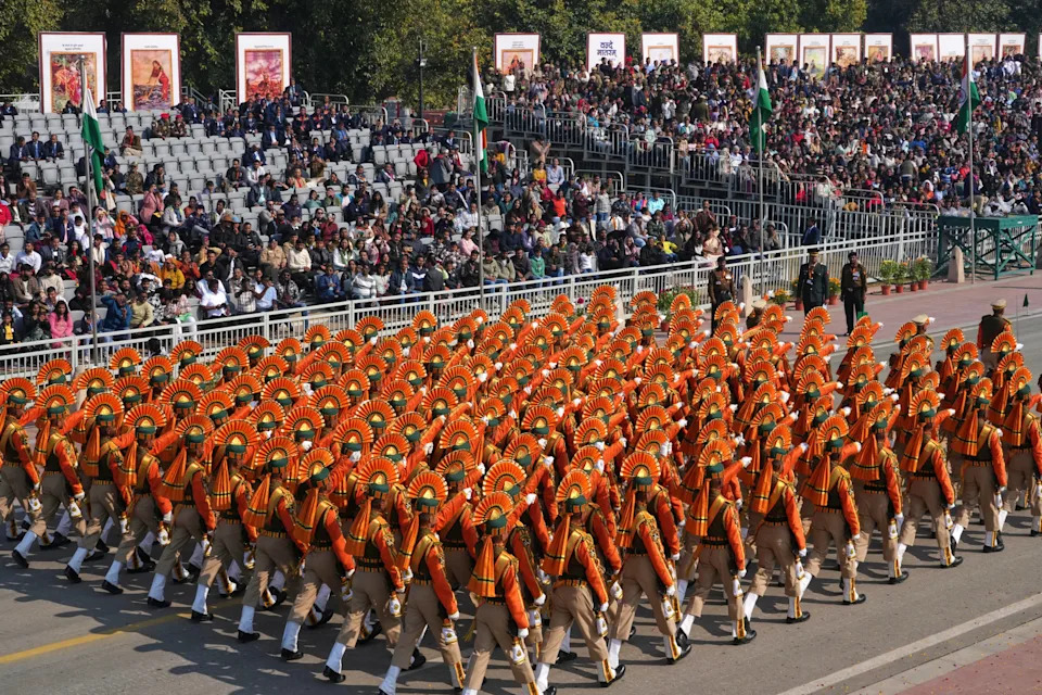 India’s 77th Republic Day: Spectacular Military Parade and Cultural Showcase on Kartavya Path
