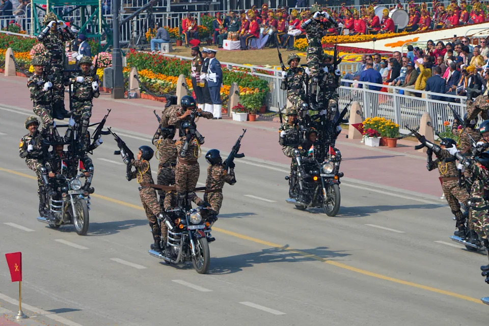 India’s 77th Republic Day: Spectacular Military Parade and Cultural Showcase on Kartavya Path