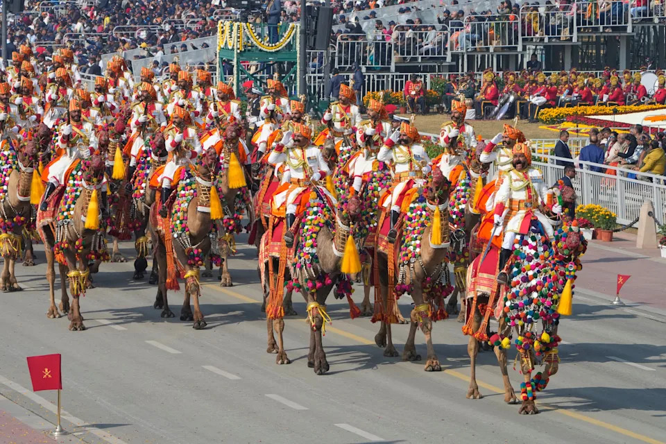 India’s 77th Republic Day: Spectacular Military Parade and Cultural Showcase on Kartavya Path