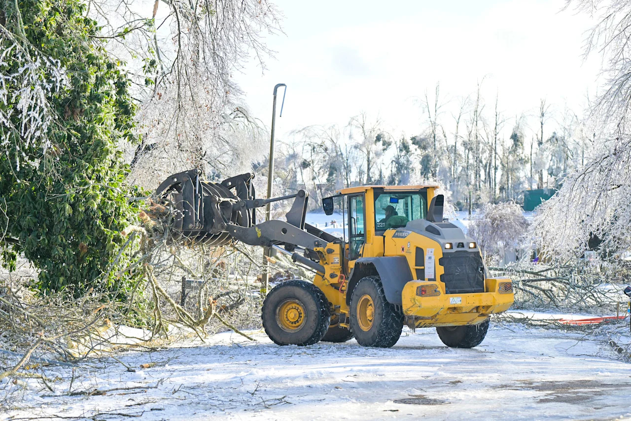 Massive Winter Storm Paralyses Much Of U.S.: Heavy Snow In Northeast, Catastrophic Ice In The South, Hundreds Of Thousands Without Power