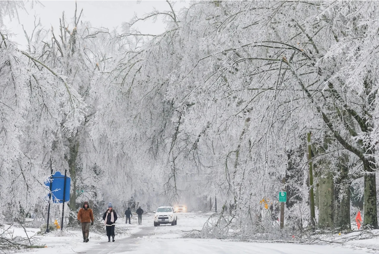 Massive Winter Storm Paralyses Much Of U.S.: Heavy Snow In Northeast, Catastrophic Ice In The South, Hundreds Of Thousands Without Power