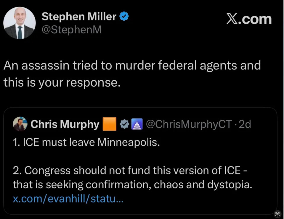 White House Infighting Escalates as New 'Fall Guy' Emerges After Deadly Minnesota Raid