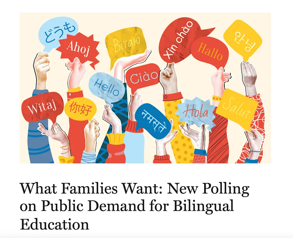 New Poll: Families Strongly Support Bilingual Education Amid White House 'English-Only' Push