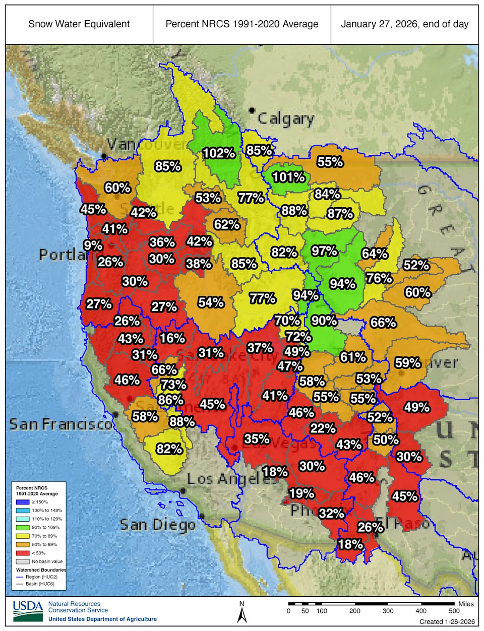 Western Snowpack Plummets to Record Lows — Threatening Water, Power and Fire Risk