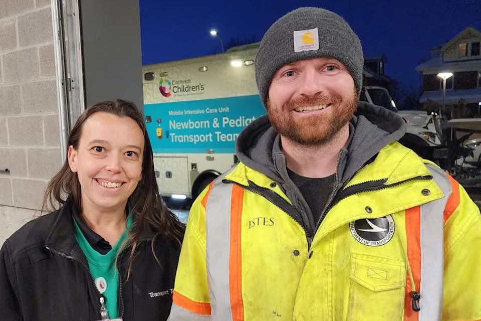 Snowplow Driver Clears Path for Ambulance, Escorts Critically Ill Baby Through Fierce Cincinnati Storm