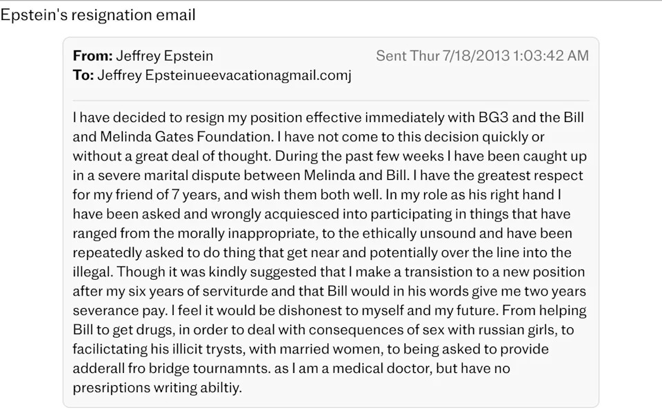 Epstein Files Allege Bill Gates Contracted STD After Encounters With 'Russian Girls' — Gates Denies Claims