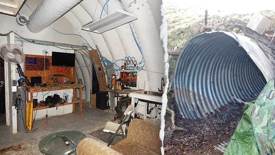 California Man Arrested After Authorities Find Fortified Underground Bunker With Large Weapons Cache