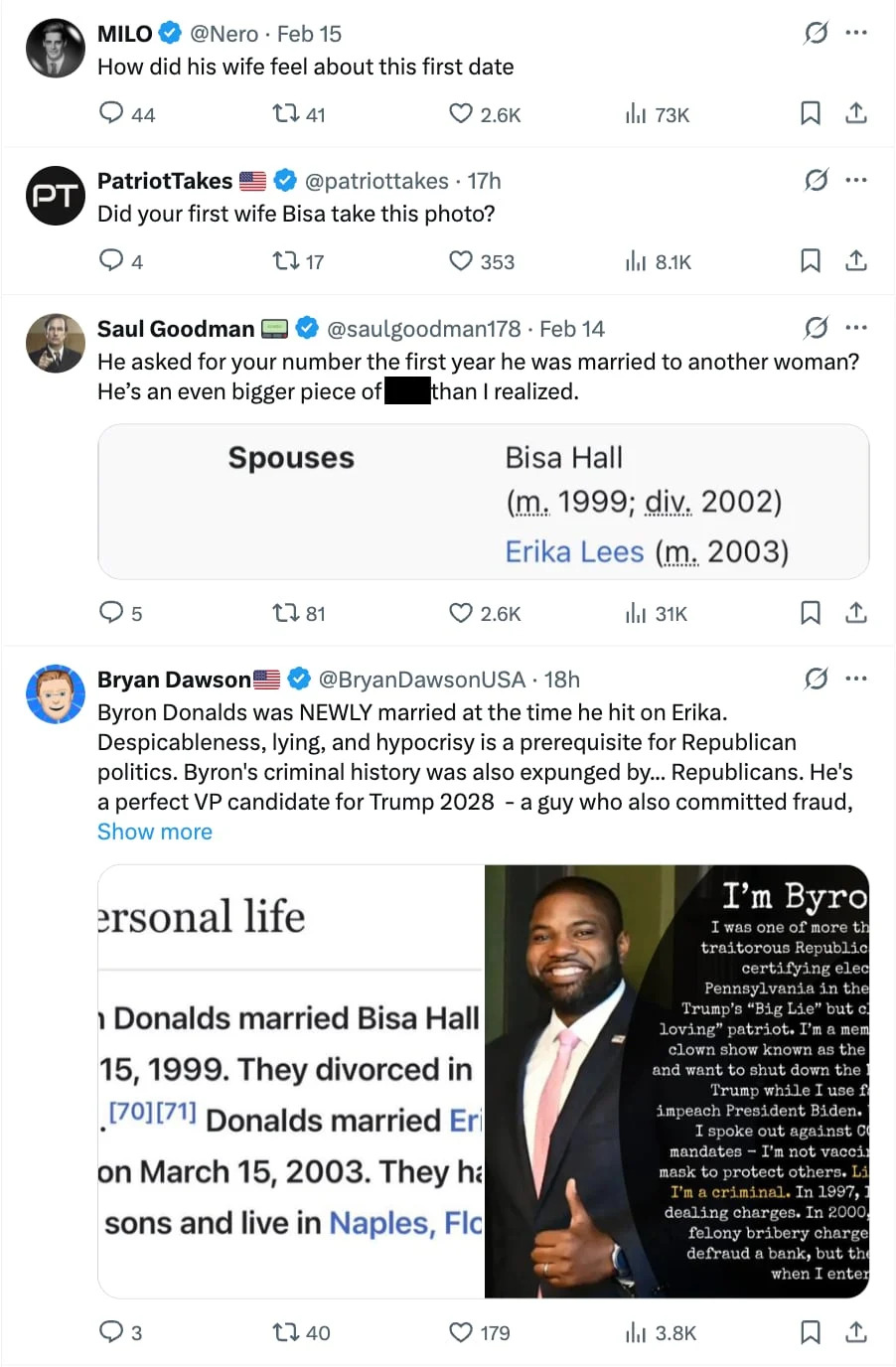 Florida GOP Candidate Faces Backlash After Wife’s Valentine’s Post Reveals Timeline