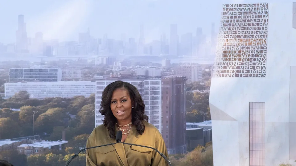 Obama Center Tower’s Wraparound Inscription Draws Mockery and Prompts Design Debate