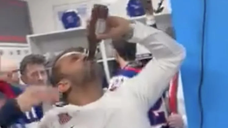 FBI Director Kash Patel Draws Fire After Locker-Room Drinking Video at Milan Olympics