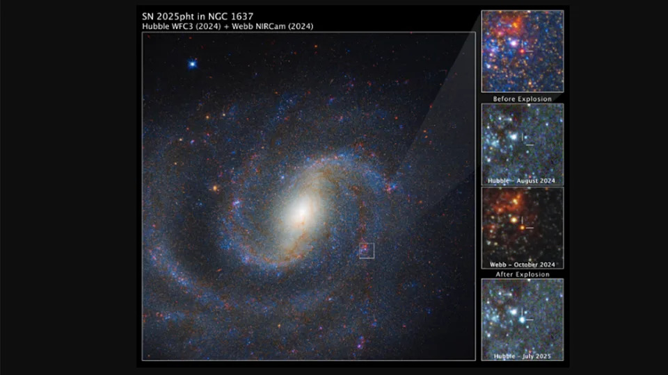 NASA Identifikovala Progenitora Supernove Uz Pomoć Arhivskih Snimaka James Webb Teleskopa