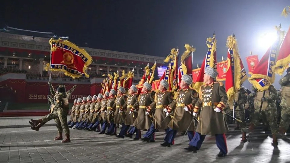 Kim Jong Un Pledges Nuclear Build-Up While Reviewing Night Parade With Daughter