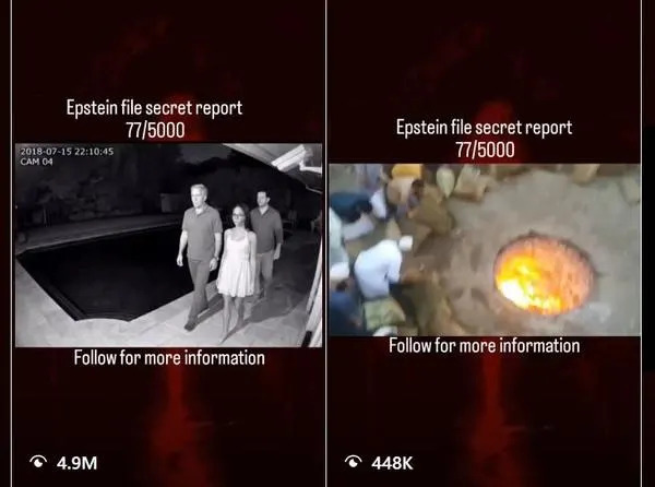 Provera činjenica: Lažni AI video „Epstein File Secret Report 77/5000“ — zašto nije autentičan