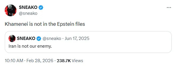 Provera Činjenica: Ime Khameneija Se Pominje U 