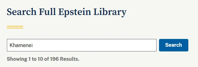 Provera Činjenica: Ime Khameneija Se Pominje U 
