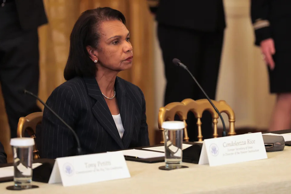 Condoleezza Rice Visits White House Amid Iran Escalation, Urges Degradation of Tehran’s Military Capabilities