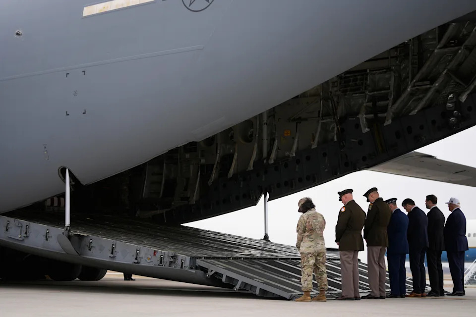 Trump Joins Families at Dover as Six Fallen U.S. Service Members Are Returned After Kuwait Strike