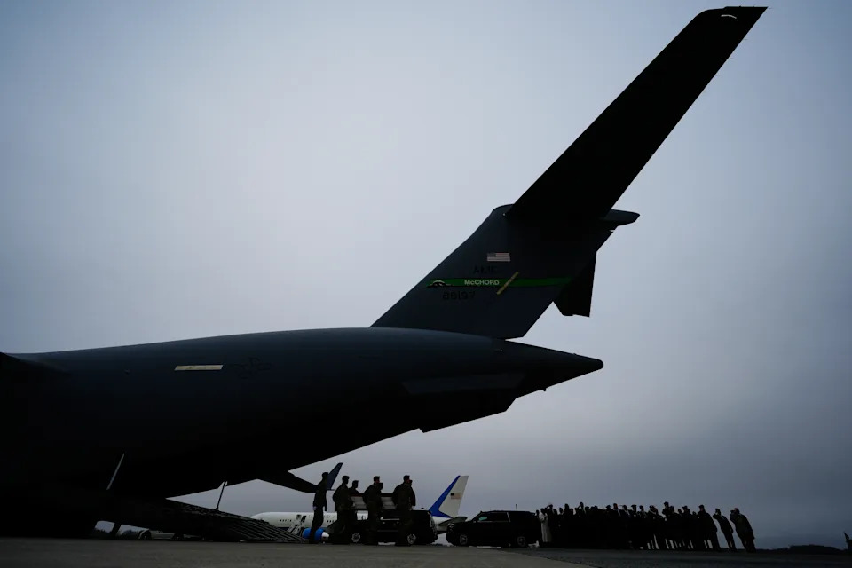 Trump Joins Families at Dover as Six Fallen U.S. Service Members Are Returned After Kuwait Strike