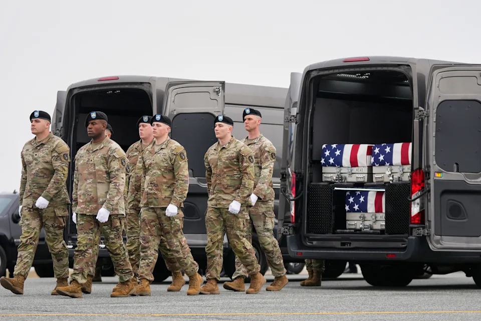 Trump Joins Families at Dover as Six Fallen U.S. Service Members Are Returned After Kuwait Strike