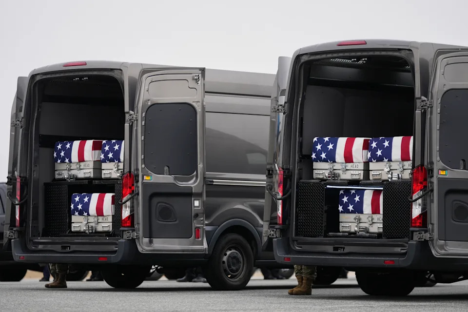 Trump Joins Families at Dover as Six Fallen U.S. Service Members Are Returned After Kuwait Strike