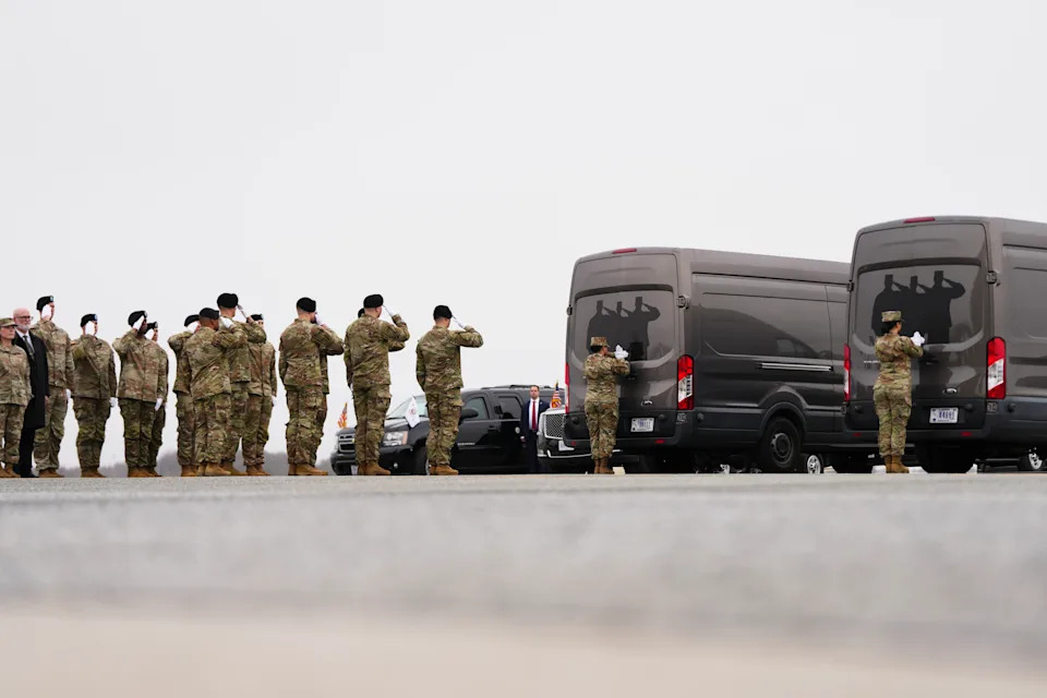 Trump Joins Families at Dover as Six Fallen U.S. Service Members Are Returned After Kuwait Strike