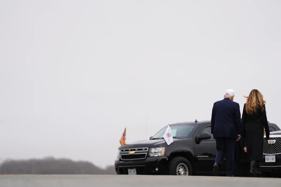 Trump Joins Families at Dover as Six Fallen U.S. Service Members Are Returned After Kuwait Strike
