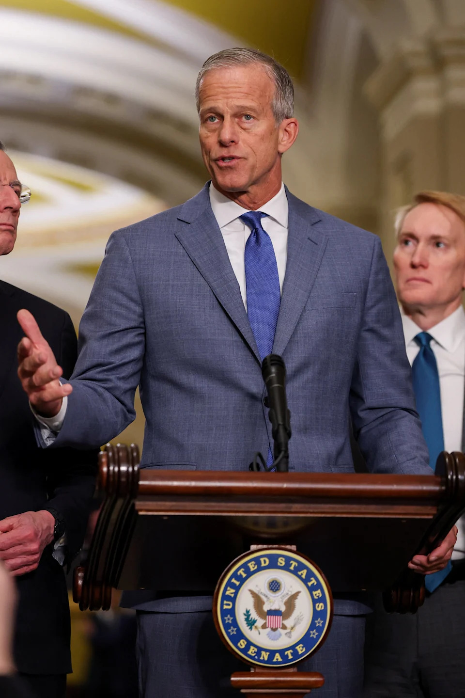 Sen. John Thune Delivers Reality Check On Trump's Push To Force SAVE Act Through Senate