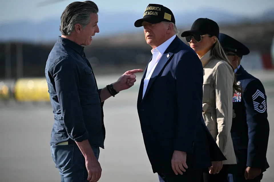 Newsom Says Trump Showed Him Two Beds on Air Force One — 'Melania Wanted One Bed,' He Said