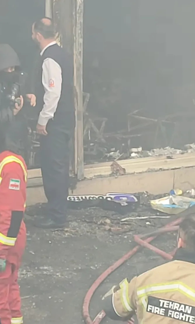 Fact Check: Viral Video Shows Fire Damage at Tehran’s Downtism Cafe — Not a U.S.-Israeli Airstrike