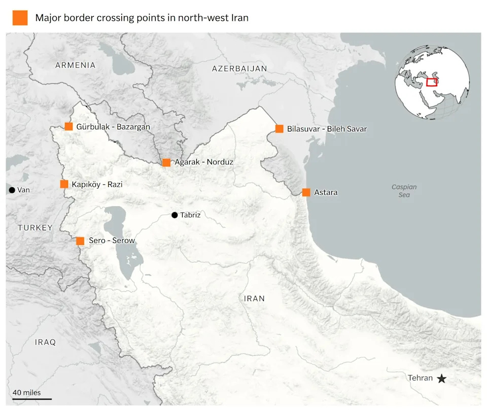Rat U Iranu Gura Milione U Raseljavanje — Turska Pojačava Granicu