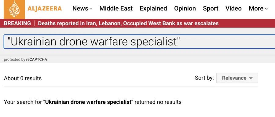 Provera činjenica: Video sa logoom Al Jazeera o „ukrajinskom stručnjaku za dronove“ je lažan — nema dokaza za priču o Miroslavu Radčenku