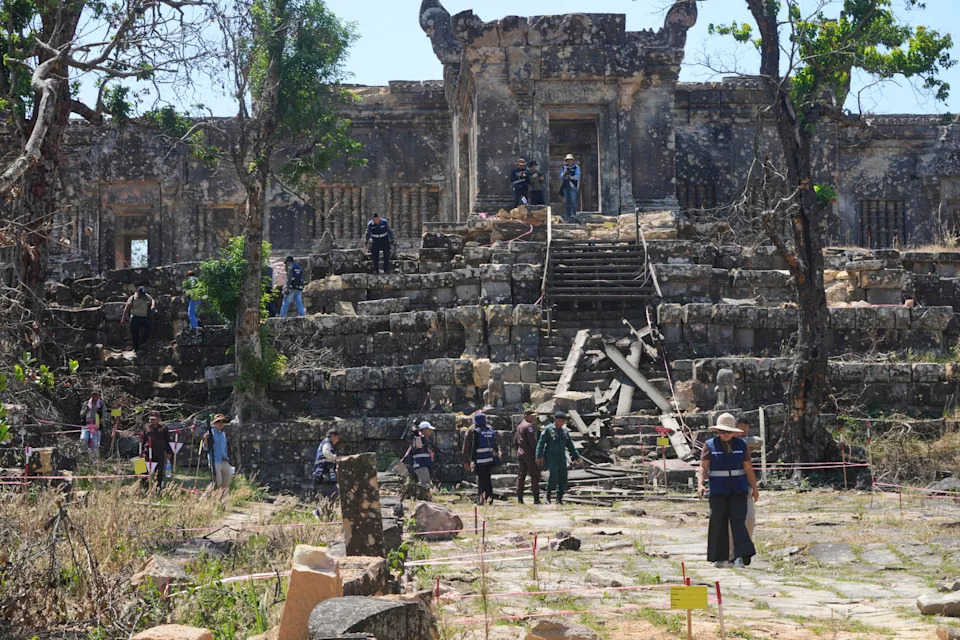 1,000-Year-Old Preah Vihear Temple Largely Damaged After Cambodia–Thailand Border Clashes