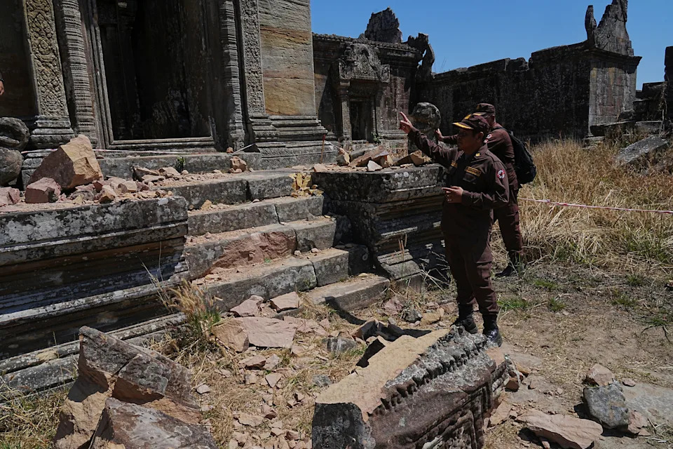 1,000-Year-Old Preah Vihear Temple Largely Damaged After Cambodia–Thailand Border Clashes