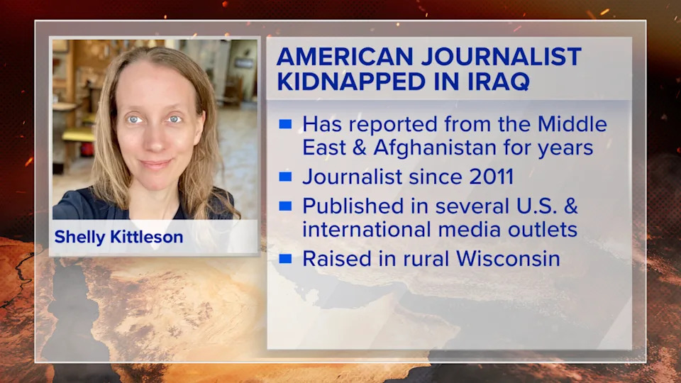 Prijatelj Molio Otmičare: Američka Novinarka Shelly Kittlesonis Oteta u Bagdadu