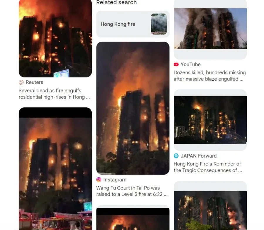 False Claim: Video Of Burning Towers Is From Hong Kong Fire, Not Tel Aviv Strikes