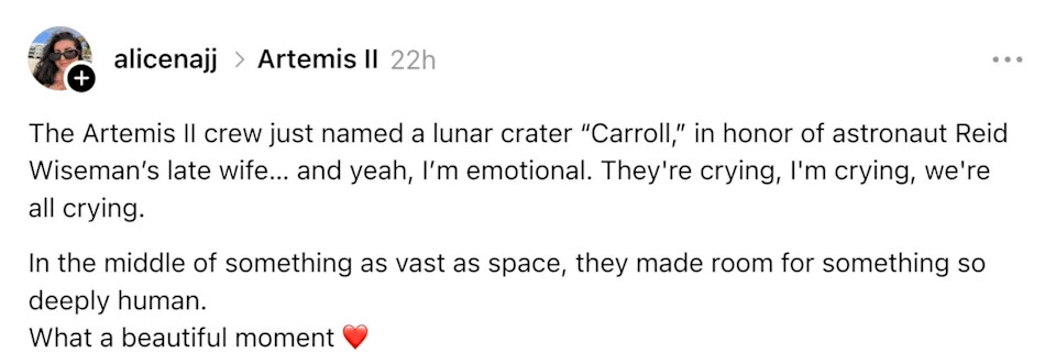Artemis II's Tender Moment Goes Viral — Plus This Week's Most Talked-About Political Clips
