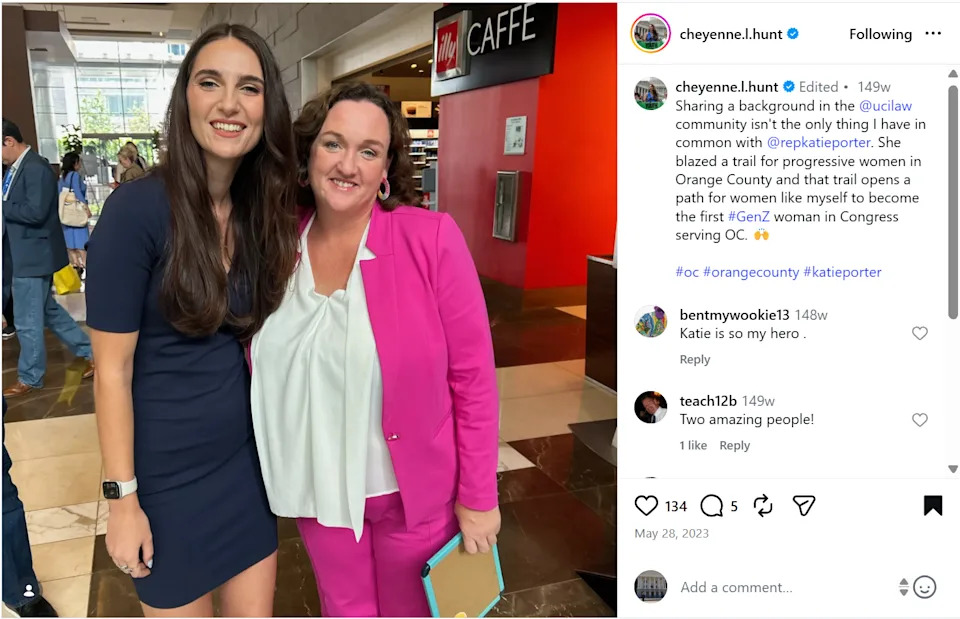 Porter Campaign: Influencer Behind Swalwell Claims 'Has No Relationship' With Candidate