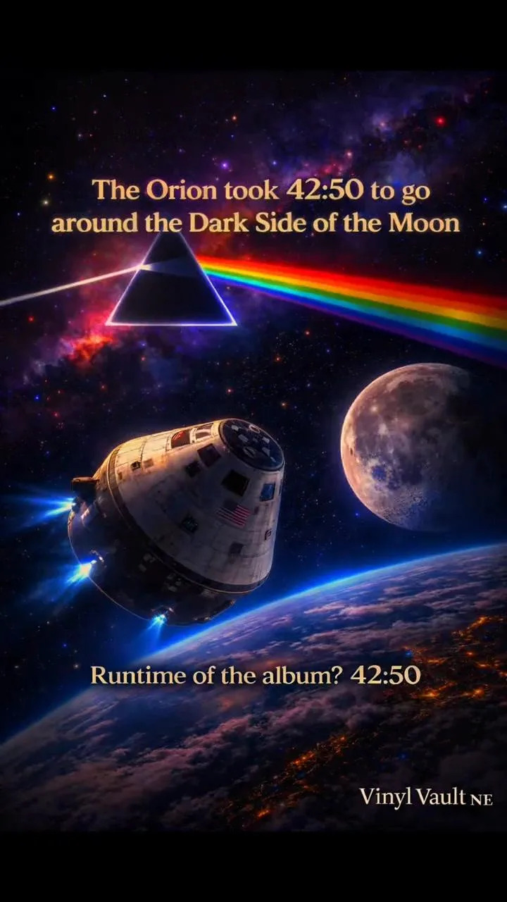 Nije Se Poklopilo: Orion Iz Artemis II Nije Prošao Tačno 42:50 — Trajanje Pink Floyd Albuma Nije Isto