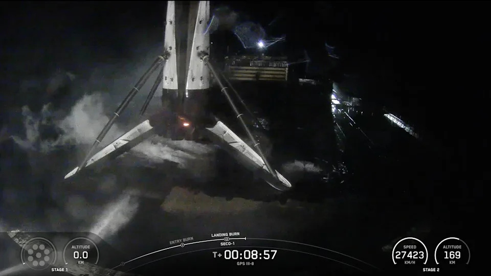 SpaceX lansirao poslednji GPS III satelit SV10 — Falcon 9 uspešno sleteo nakon zamene rakete