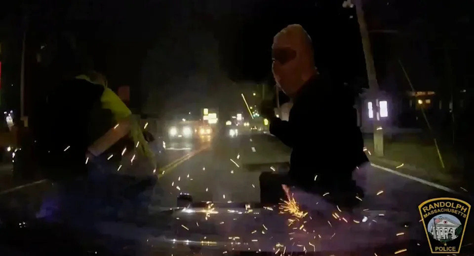 17 Arrested After Large, Coordinated Street Takeover Disrupts Randolph, Massachusetts Intersection