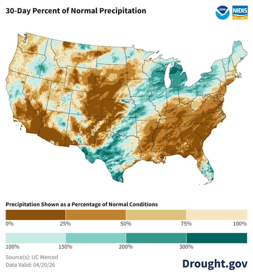 Why The Southeast Is Burning — Drought, A Stubborn Ridge And Dry Fuels Are Fueling Wildfires