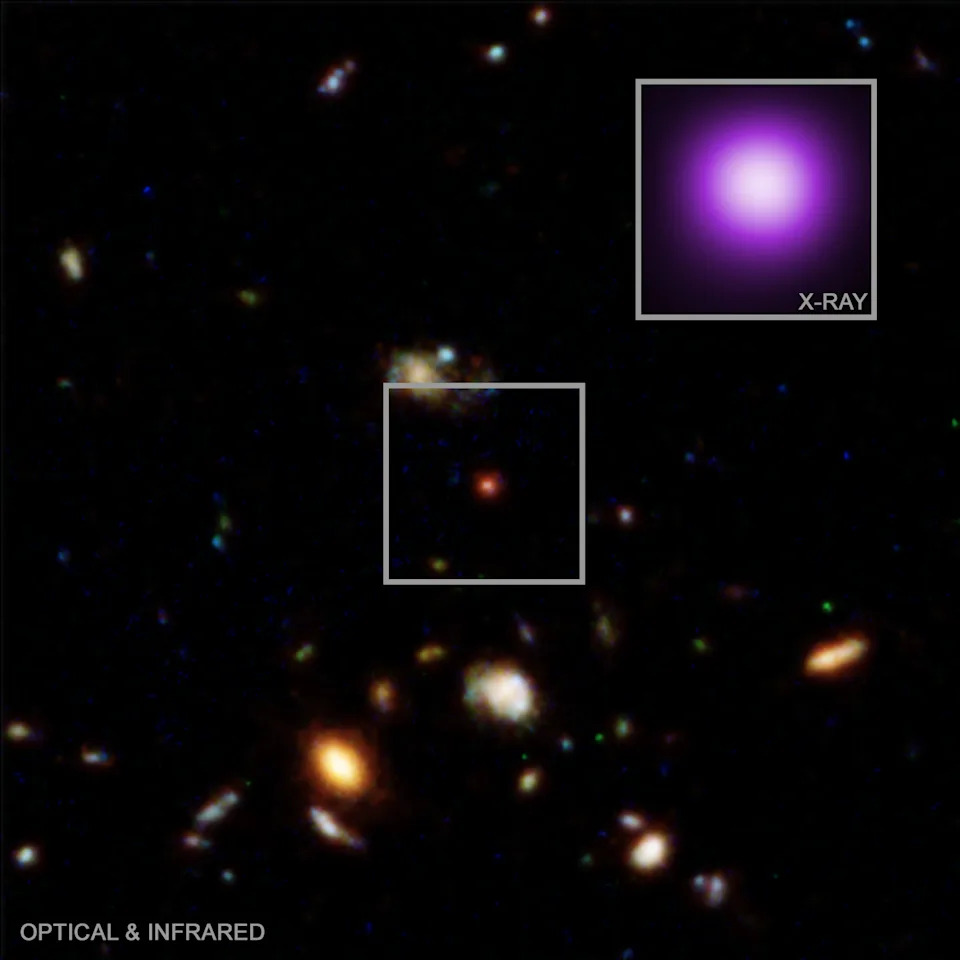X-zraci iz JWST-ovih „malih crvenih tačkica“ podržavaju teoriju o „zvezdama‑crnim rupama“ — Chandra otkrila izvor 3DHST‑AEGIS‑12014