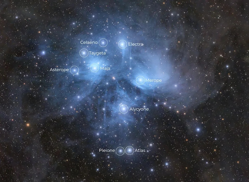 Astrofotograf Uhvaćio Plejade: 'Sedam Sestara' Sjaje Kroz Sablasni Plavi Veo